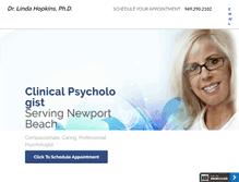 Tablet Screenshot of drlindahopkins.com